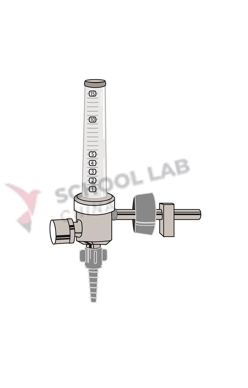 Flow meter, 0 – 3.5 LPM oxygen